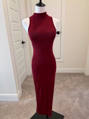 boohoo red dress
